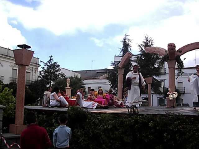 Herodes Antipas, esperando en su palacio la llegada de Jess, enviado por Pilatos. (Escenario: recinto de la fuente, junto al paseo de la Plameras)